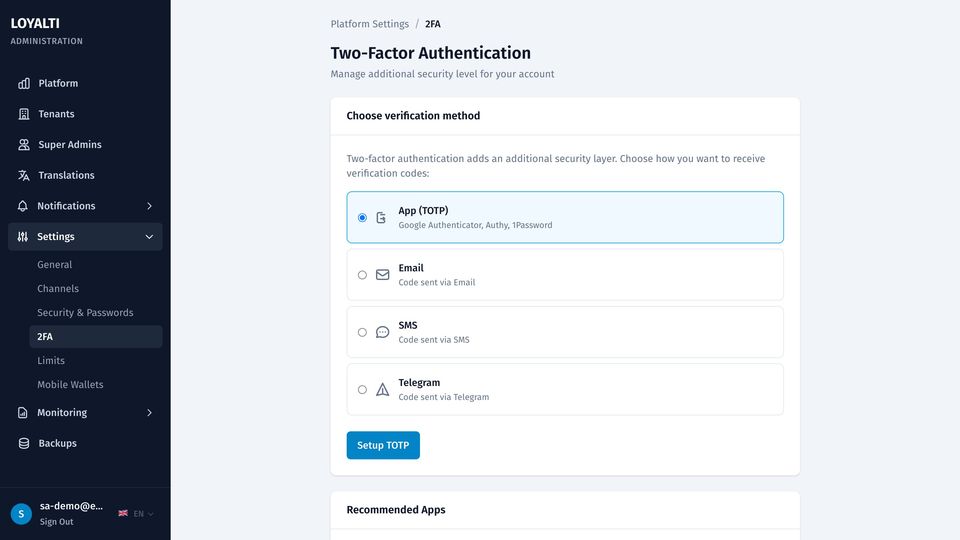 Two-factor methods