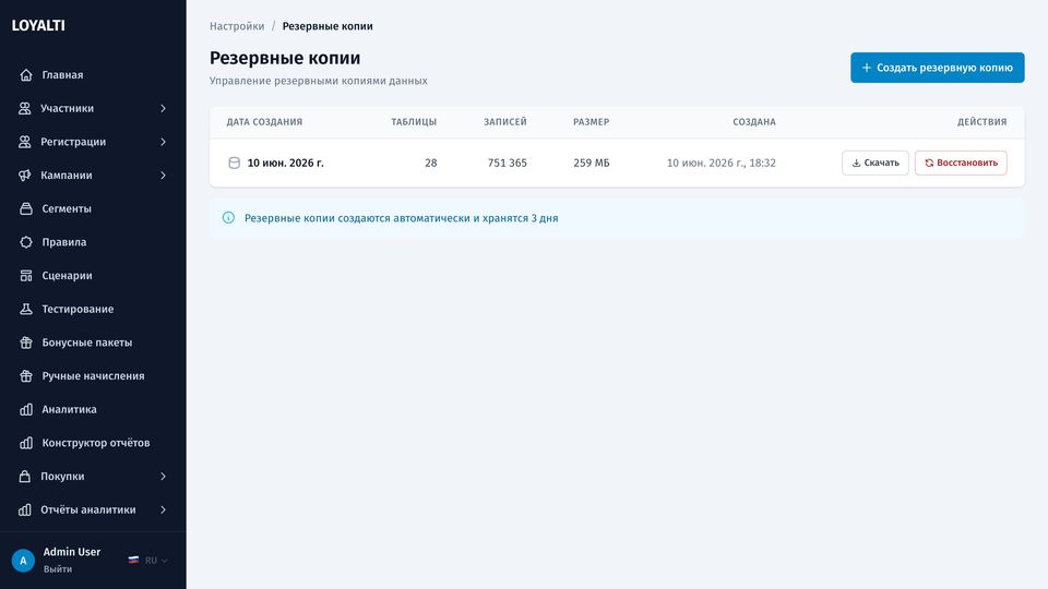 Резервные копии